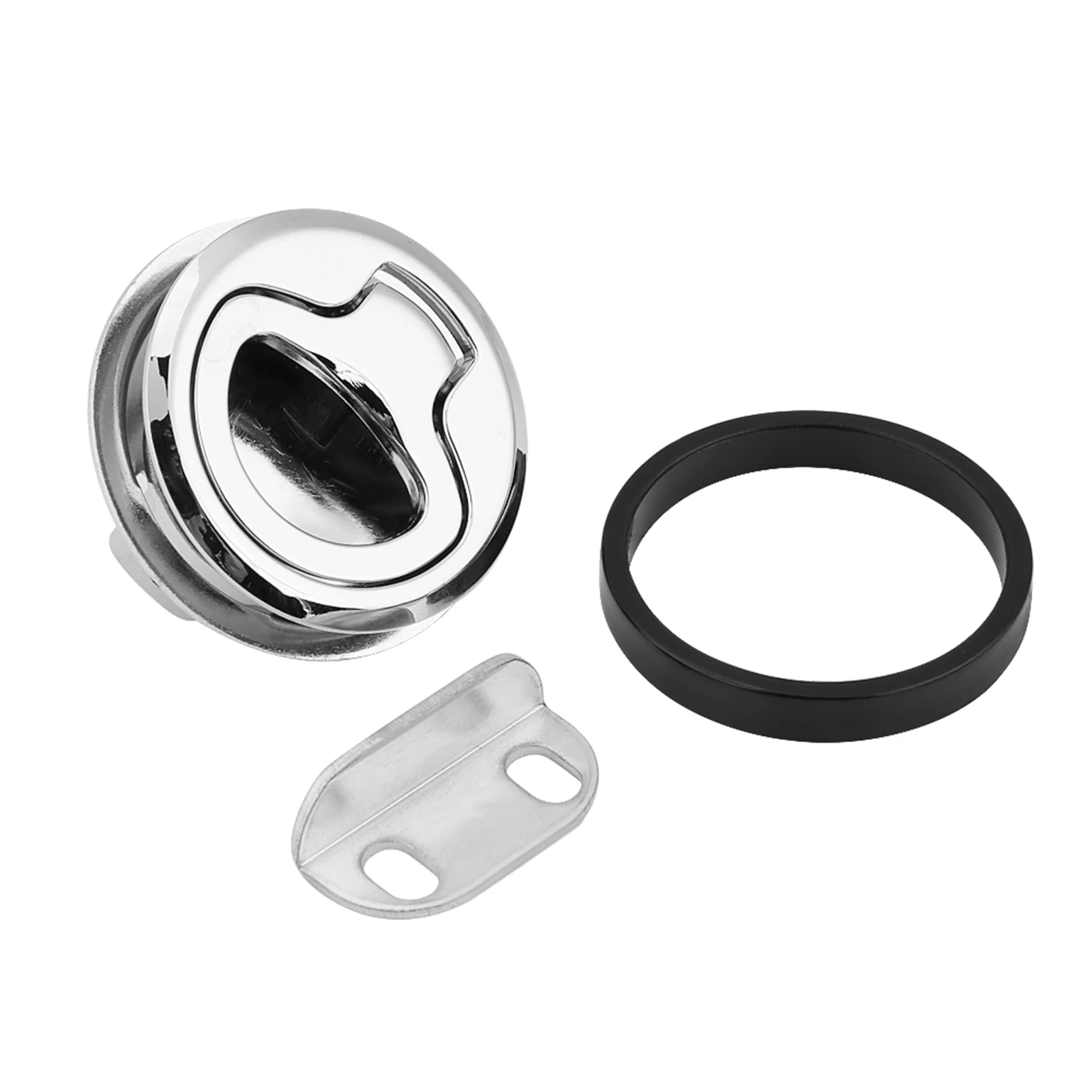 Zinc Alloy Flush Pull Hatch Latch Slam Latch Heavy Duty for RV Marine Boat Cabinet Compartment Door Hardware Replacement