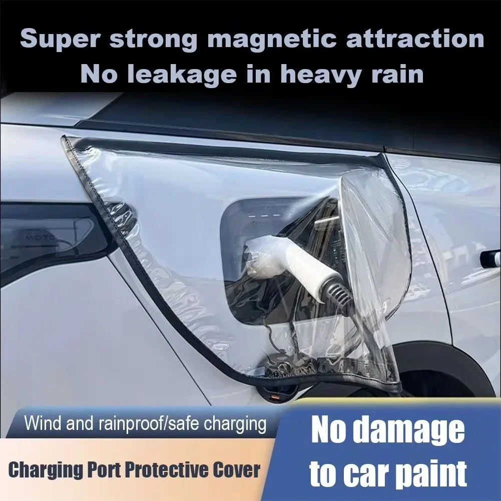 Anti Snow, Rain, and Dust Electric Vehicle Anti Snow and Rain Charger Port Cover Electric Vehicle Charger Port Cover Waterproof