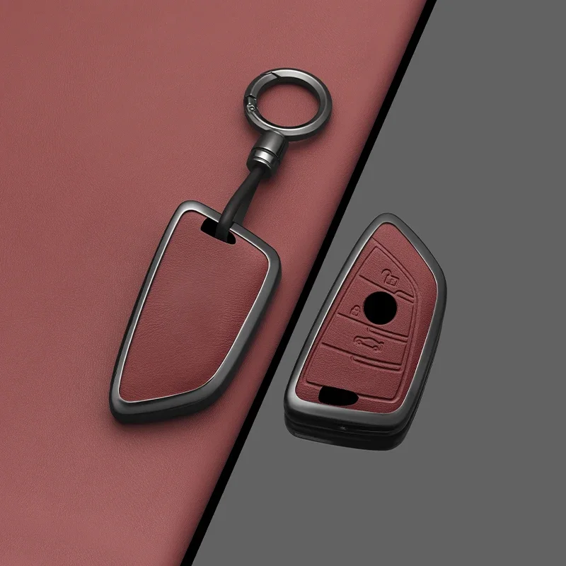 

Alloy Style Car Key Case Cover Shell Fob For BMW X2 X3 X5 X6 F30 F34 F10 F20 G20 G30 G01 G02 G05 F15 F16 1 3 5 7 Series