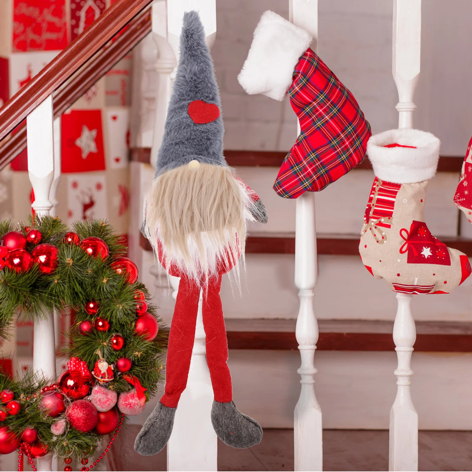 

12Sets Gnome Beard Decor Pre-Cut Artificial Fiber Beard for Handmade Soft Non-Irritating Ideal for Friends DIY Time