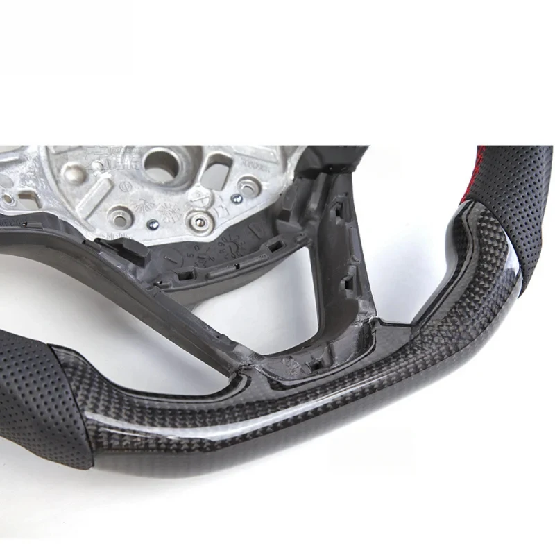 Matte Carbon Fiber Sports Steering Wheel Old To New Modified Parts