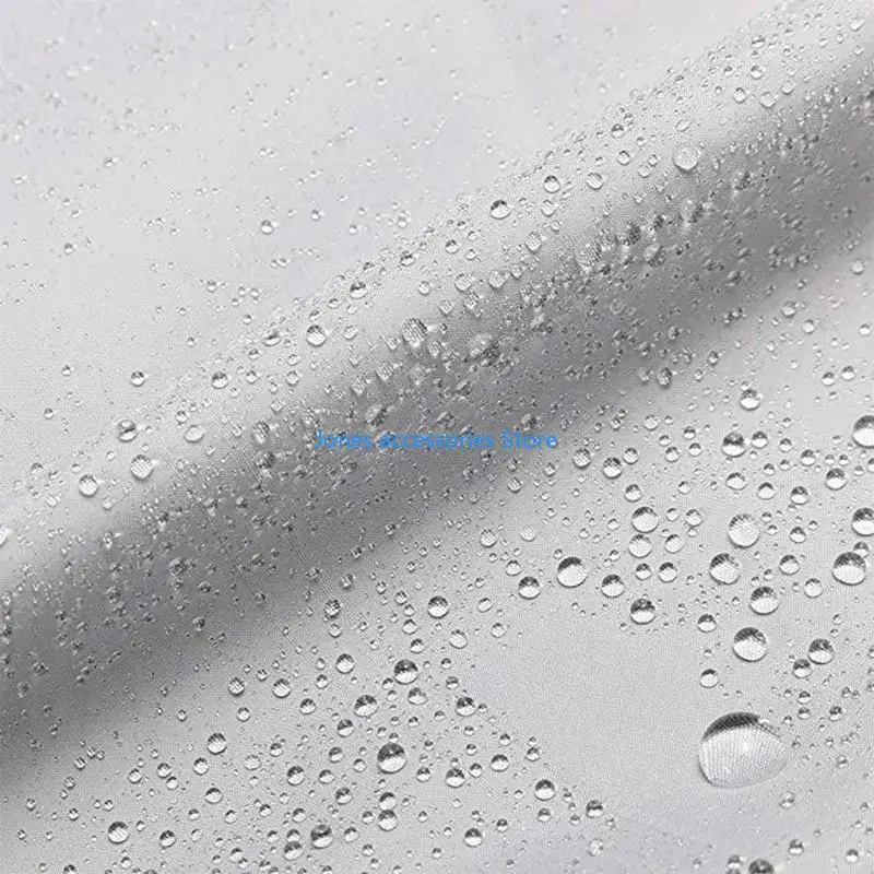 W8KD خوذة القارب لغطاء المقعد المقاوم للرياح، كرسي فردي مقاوم للماء، غطاء حماية للكرسي أسود/فضي