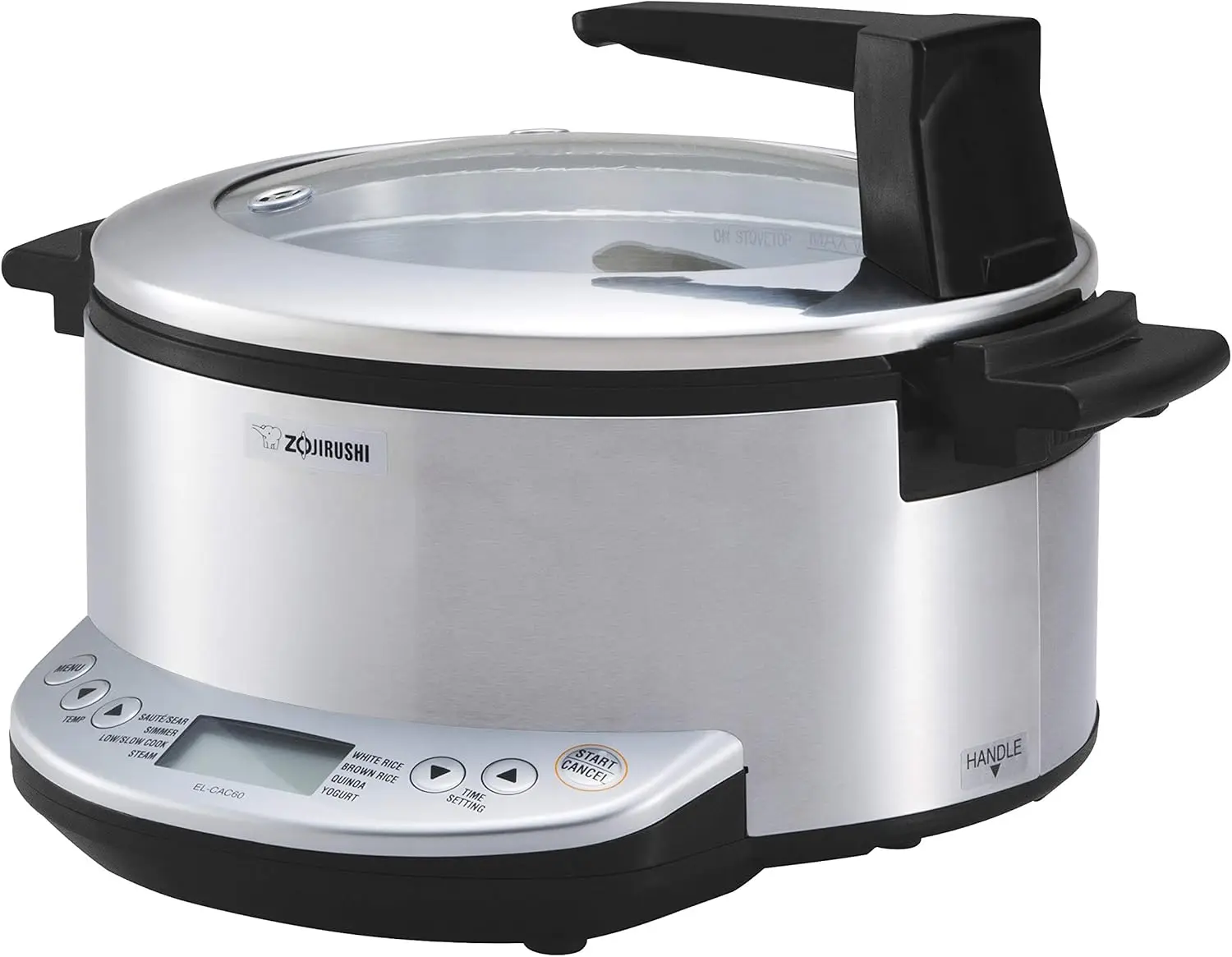 Zojirushi escovado inoxidável Multicooker, 6 Qts, EL-CAC60XZ