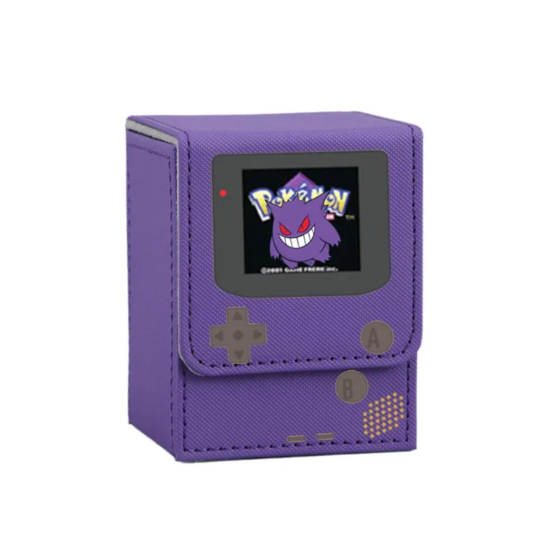 Anime Figure Pokemon Charizard Squirtle Bulbasaur Blastoise Venusaur Meowth Mew Gengar Mew Cubone Game Collection Card Box