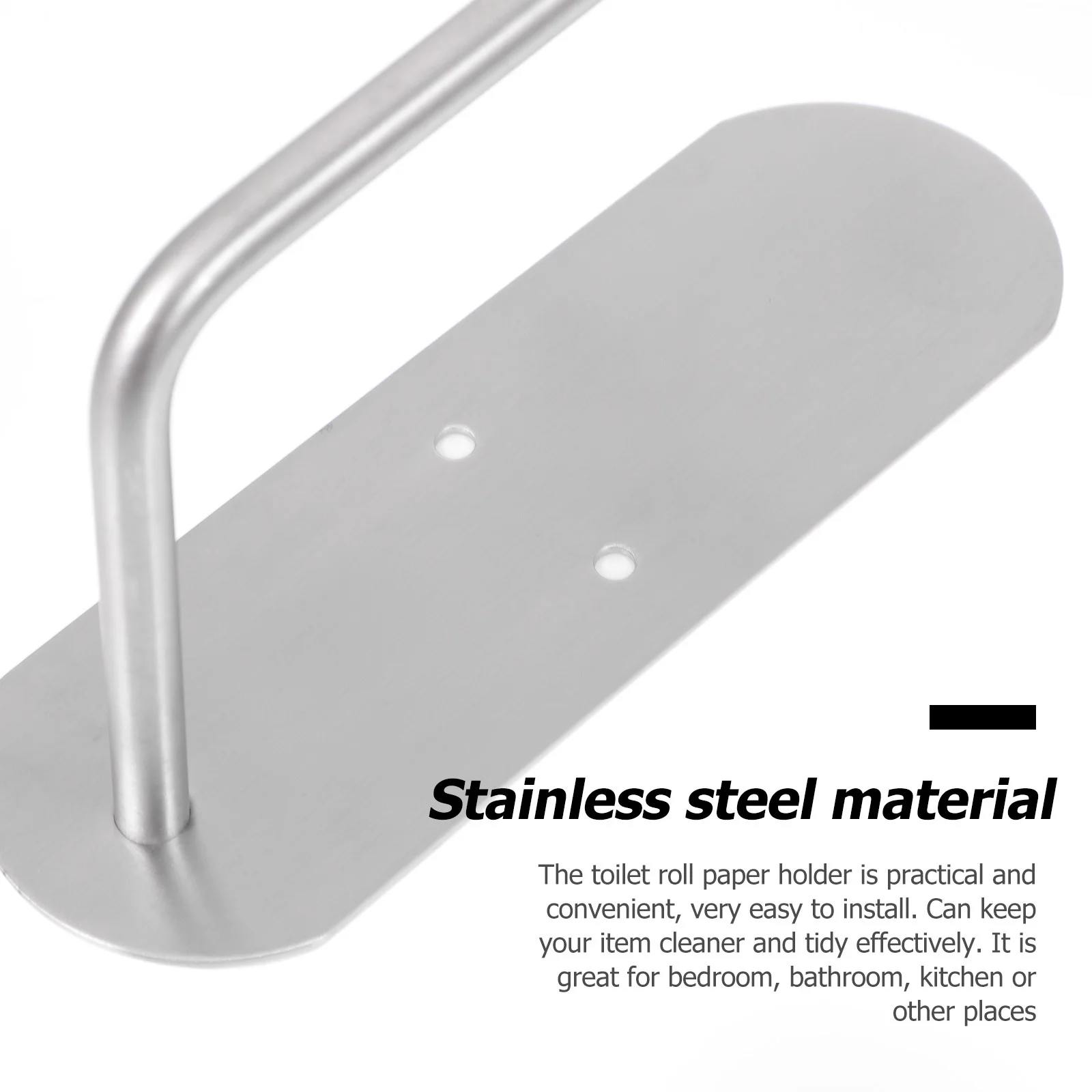 

Tissue Rack Premium Stainless Steel Roll Paper Holder Wall Mounted Space Saving Design for Bathroom Kitchen Living Room Paper