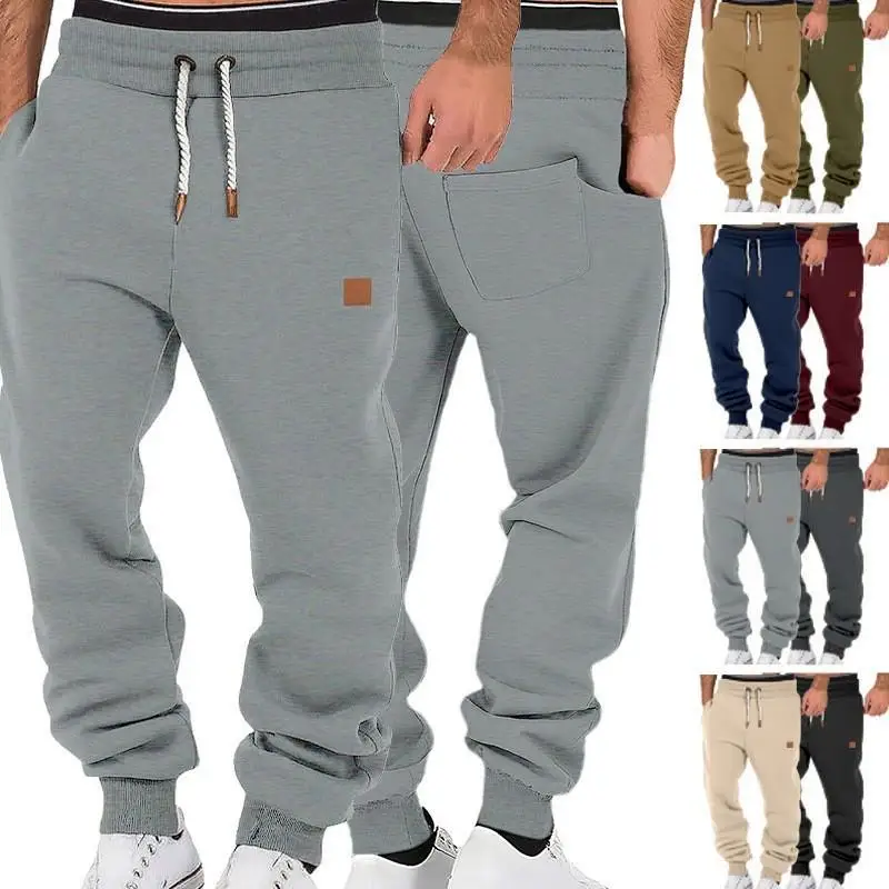 

Cross-Border Hot S Autumn Winter Classic Versatile Sports Casual Running Sweatpants Warm Breathable Men's Long Pants