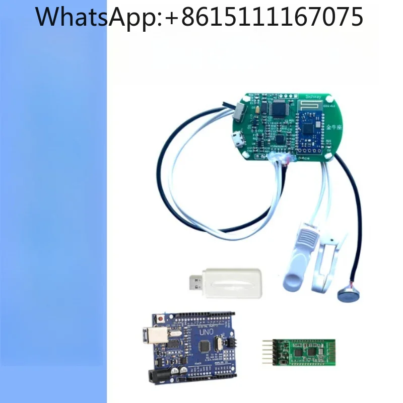 EEG Brain‑Wave Sensor Module Kit Brain‑Computer Interface For Concentration Status Monitoring Experiment Development