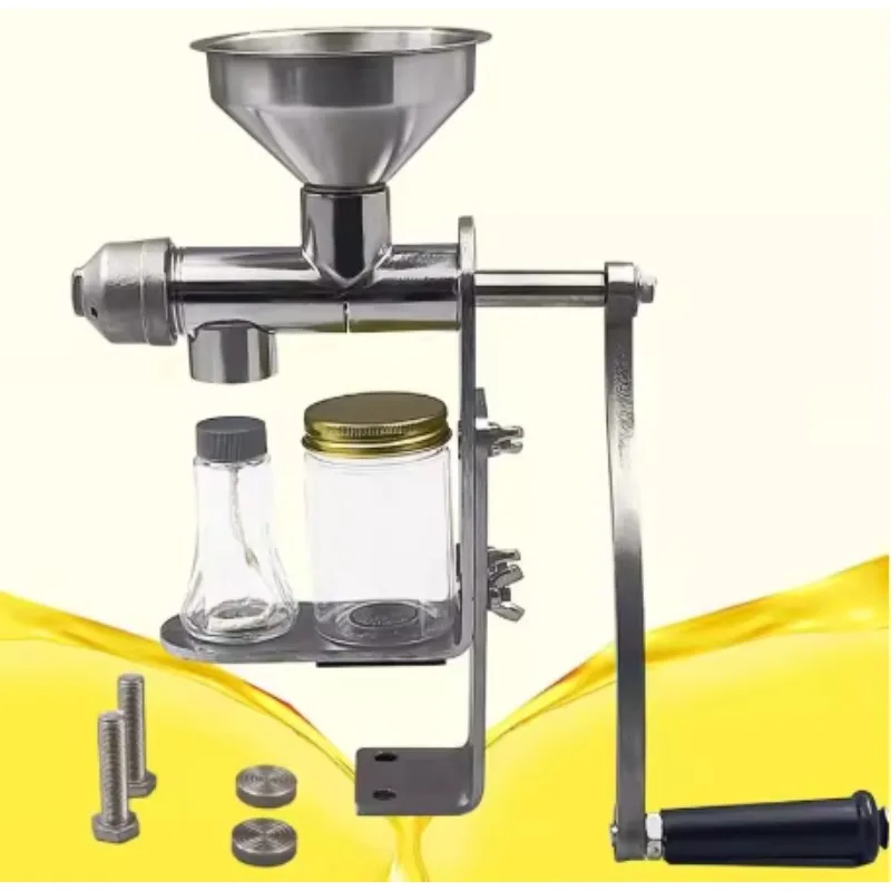 Domowa prasa do oleju do orzechów ziemnych/ orzechów włoskich/ nasion słonecznika/ sezamu