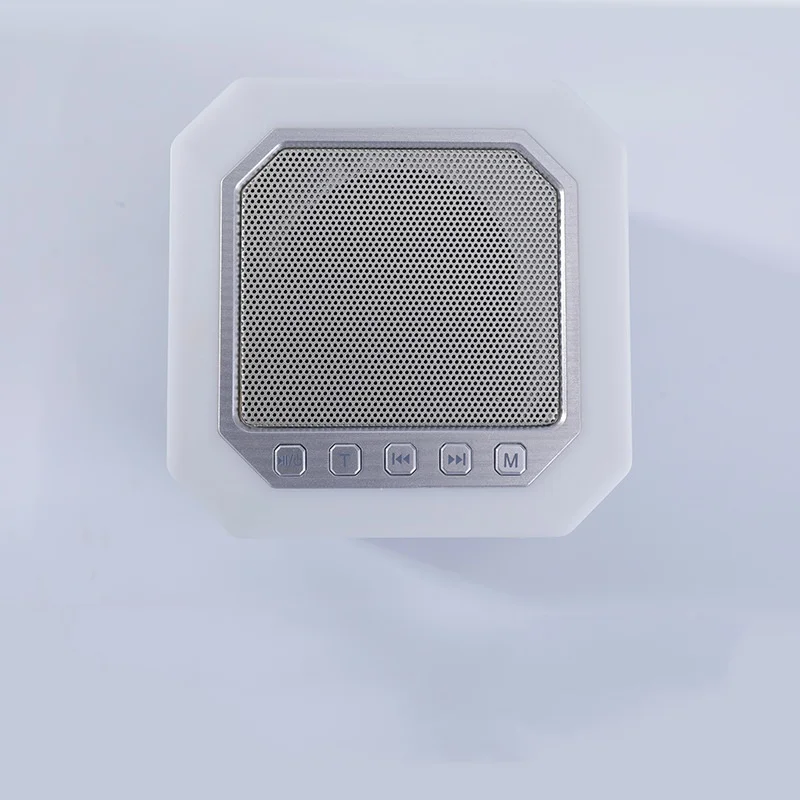 Smart Bluetooth Music Colorful Ambient Light LED Wireless Bluetooth Audio Clock LED Time