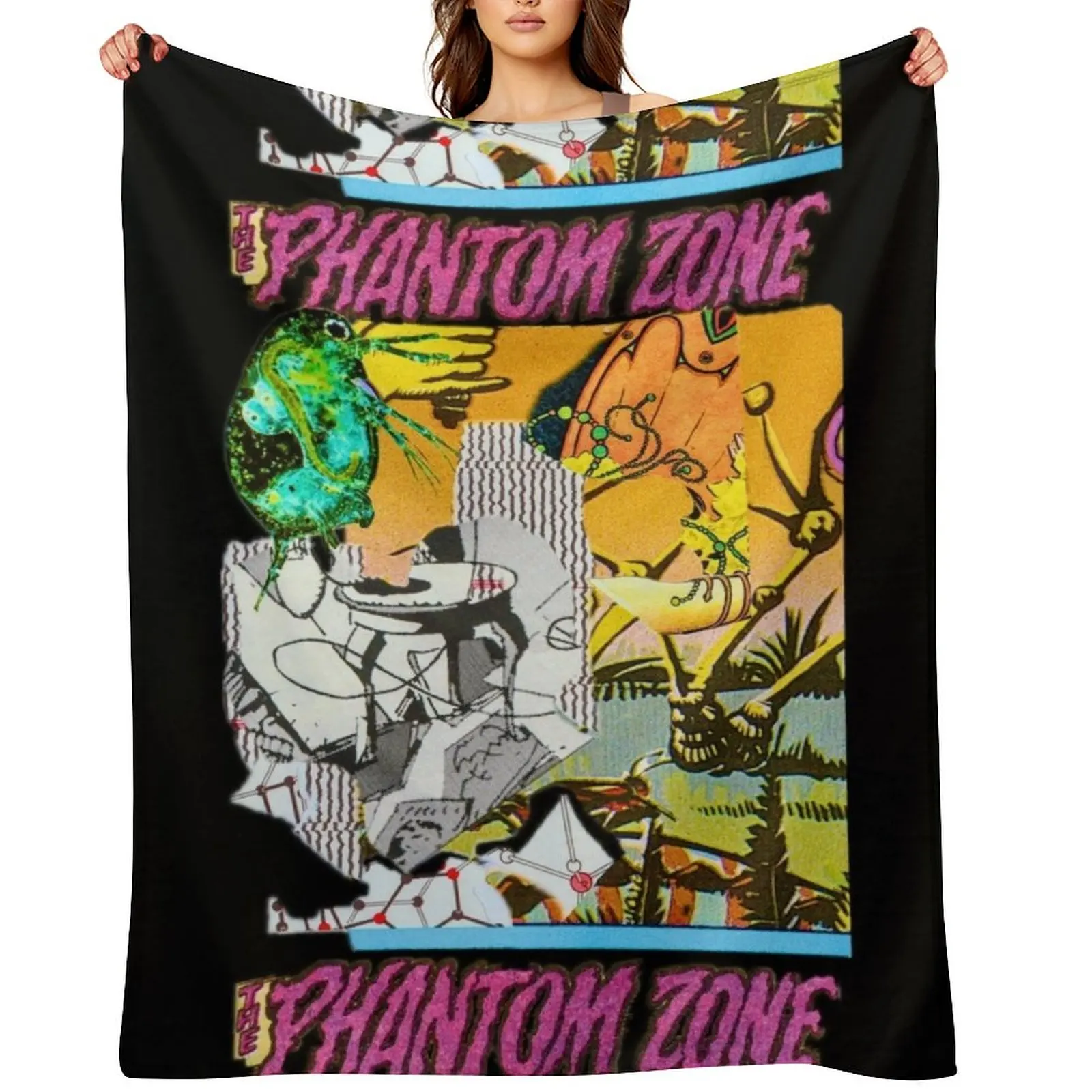 The phantom zone Throw Blanket Baby Nap Thermal Soft Plush Plaid Blankets