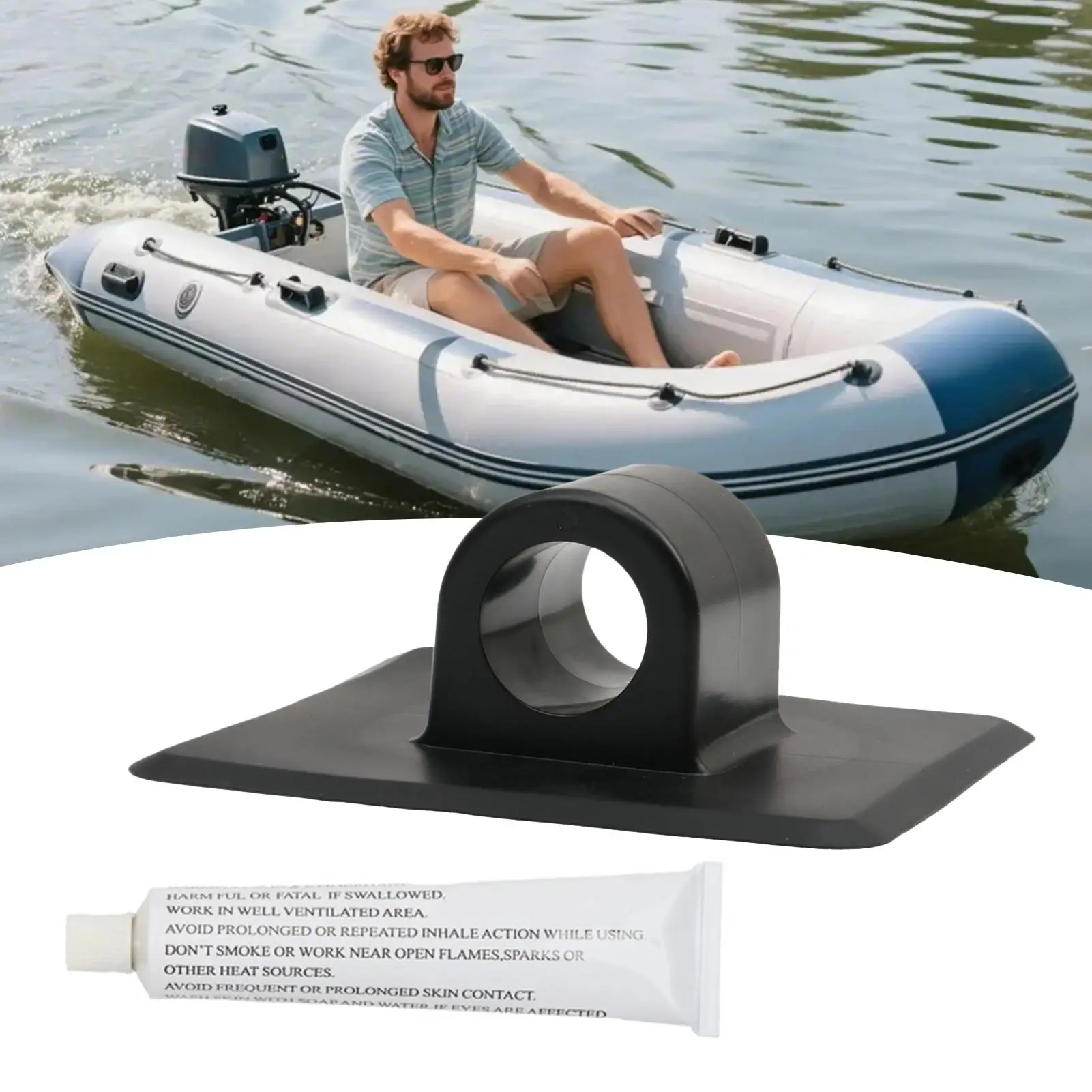 

Крепление для троллингового мотора на каяк, лодку, каноэ, понтон, транец, для рыбалки