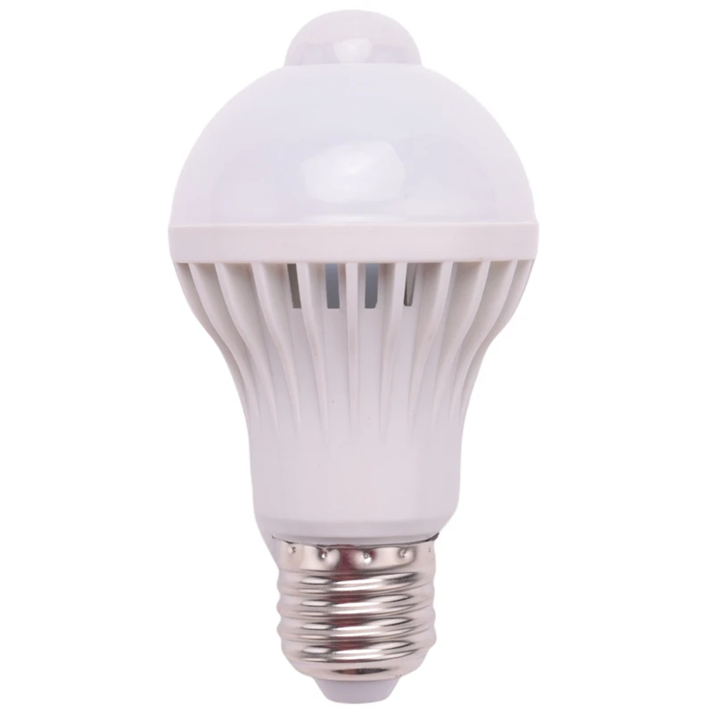 مصباح LED PIR مستشعر الحركة ، مصباح ضوء الكرة الأرضية ، E27