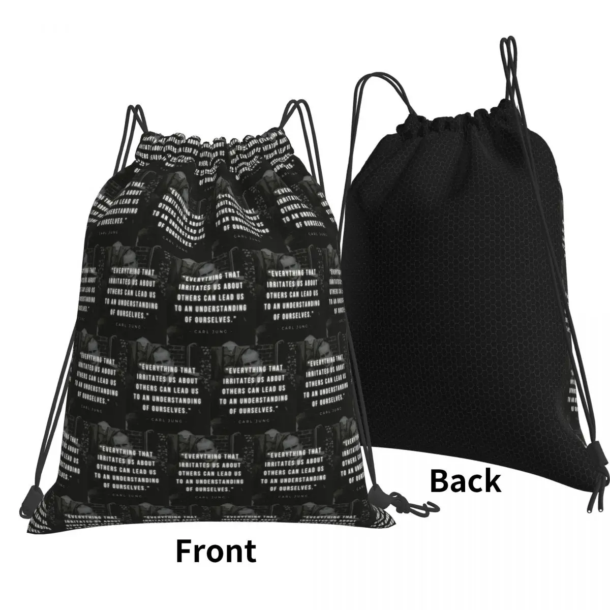 Everything That Irritates Us About Others Carl Jung Psychology Motivation Backpacks Drawstring Bags Sports Bag Book Bags