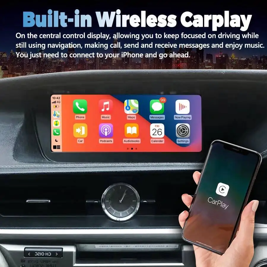 10.25inch RHD Android Multimedia Player For Lexus ES350 ES 350 300 2010-2018 GPS Navigation Car Radio Stereo Bluetooth Head Unit