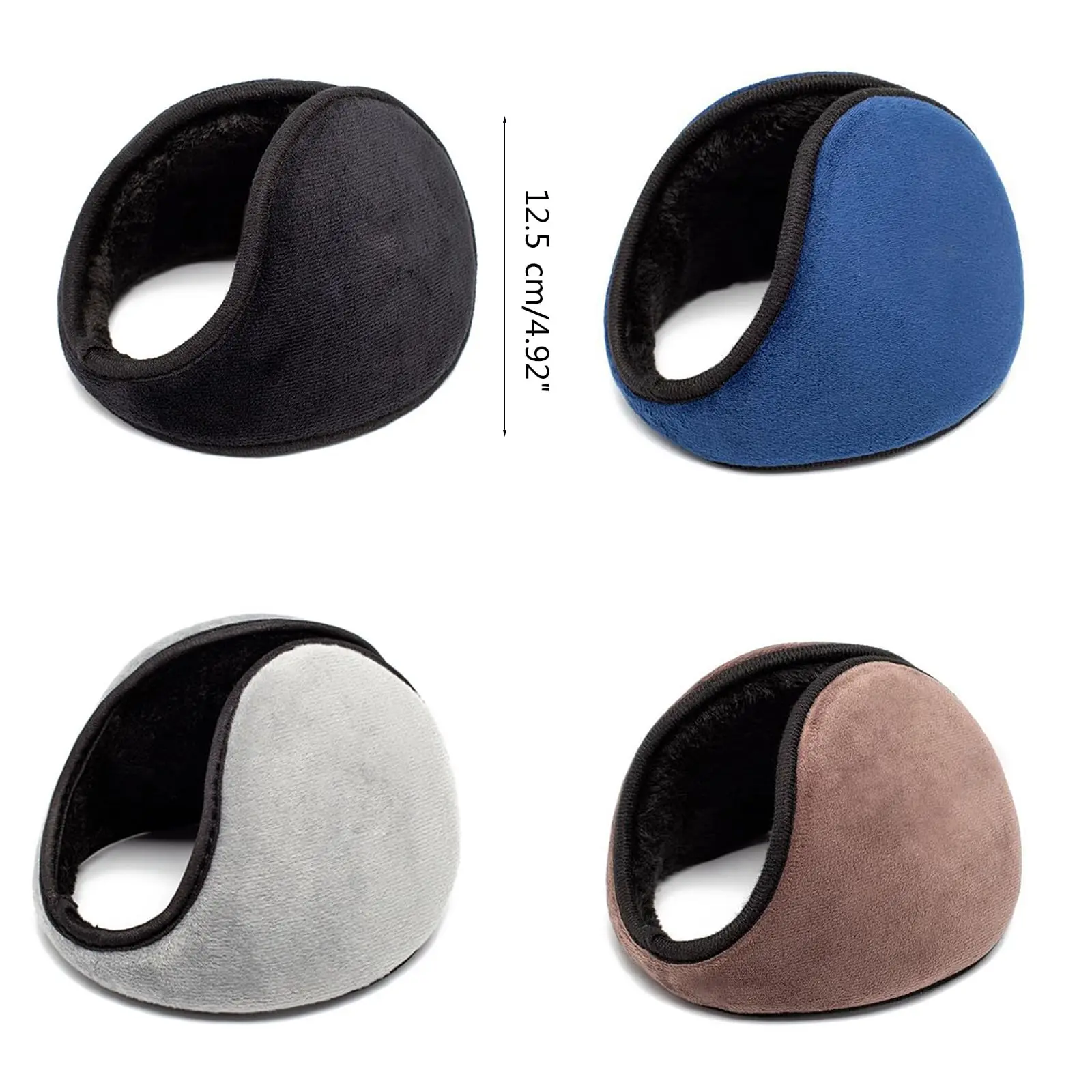 للجنسين شتاء دافئ الفراء غطاء للأذنين في الهواء الطلق الدراجات التزلج الصيد لينة دفئا الصوف الأذن إفشل للنساء الرجال الملابس والاكسسوارات