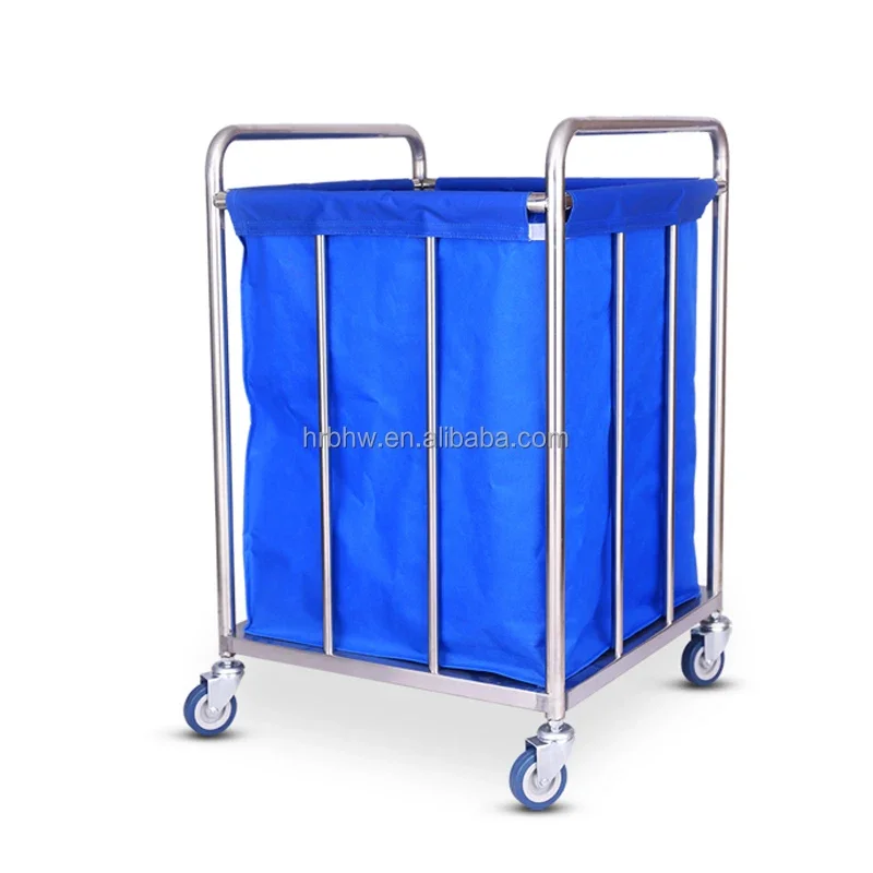 

Hot Sale Hospital Trolley Clinic Laundry Cart Waste Trolley