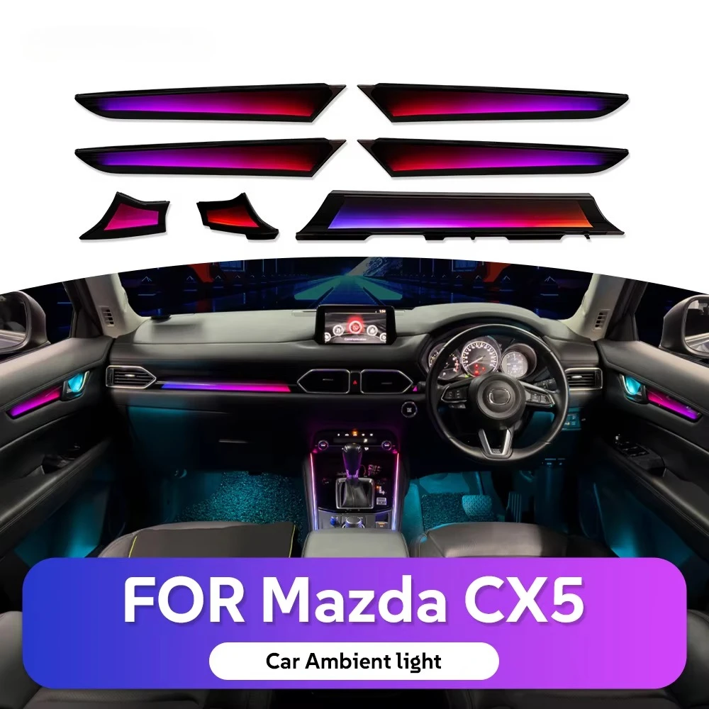 For  CX5 CX8 2012 2025 Custom Interior LED Lamp Symphony Car Ambient Light Rear New Car Light Automotive Ambient Lighting