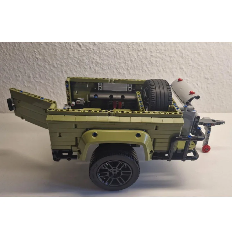 MOC-220908 Building Blocks 42110 Tractor Trailer Rear Truck Model Ornament 1001PCS Children Birthday Christmas New Year Toy Gift view 5