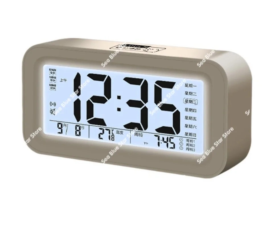 Charging model, alarm clock, student luminous intelligent multi-function children's voice timekeeping