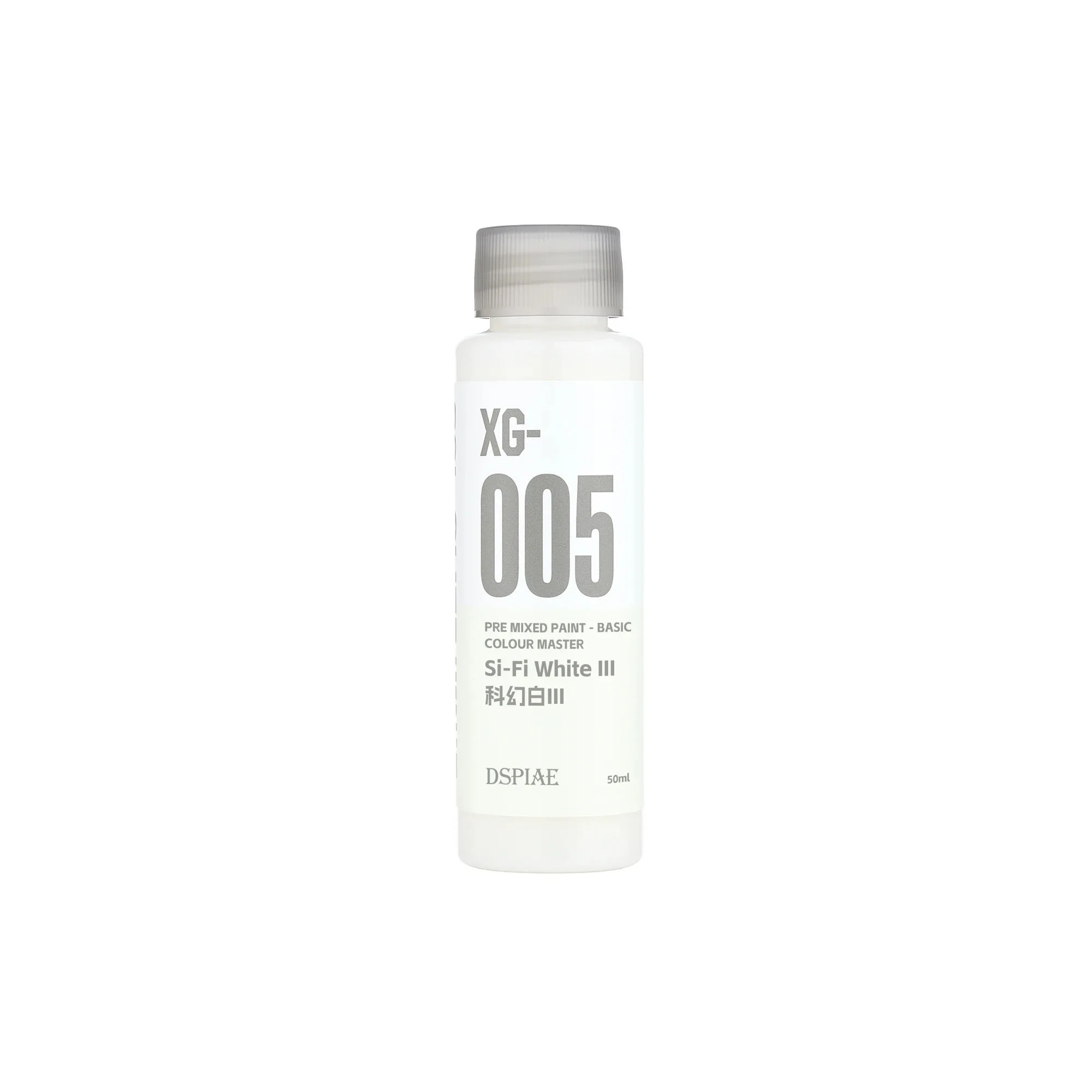 DSPIAE XG Serie Pre Gemengde Verf Basiskleur 50ML Op waterbasis voor Gundam Schaalmodel Kleurgereedschap Airbrush Handschilderen DIY