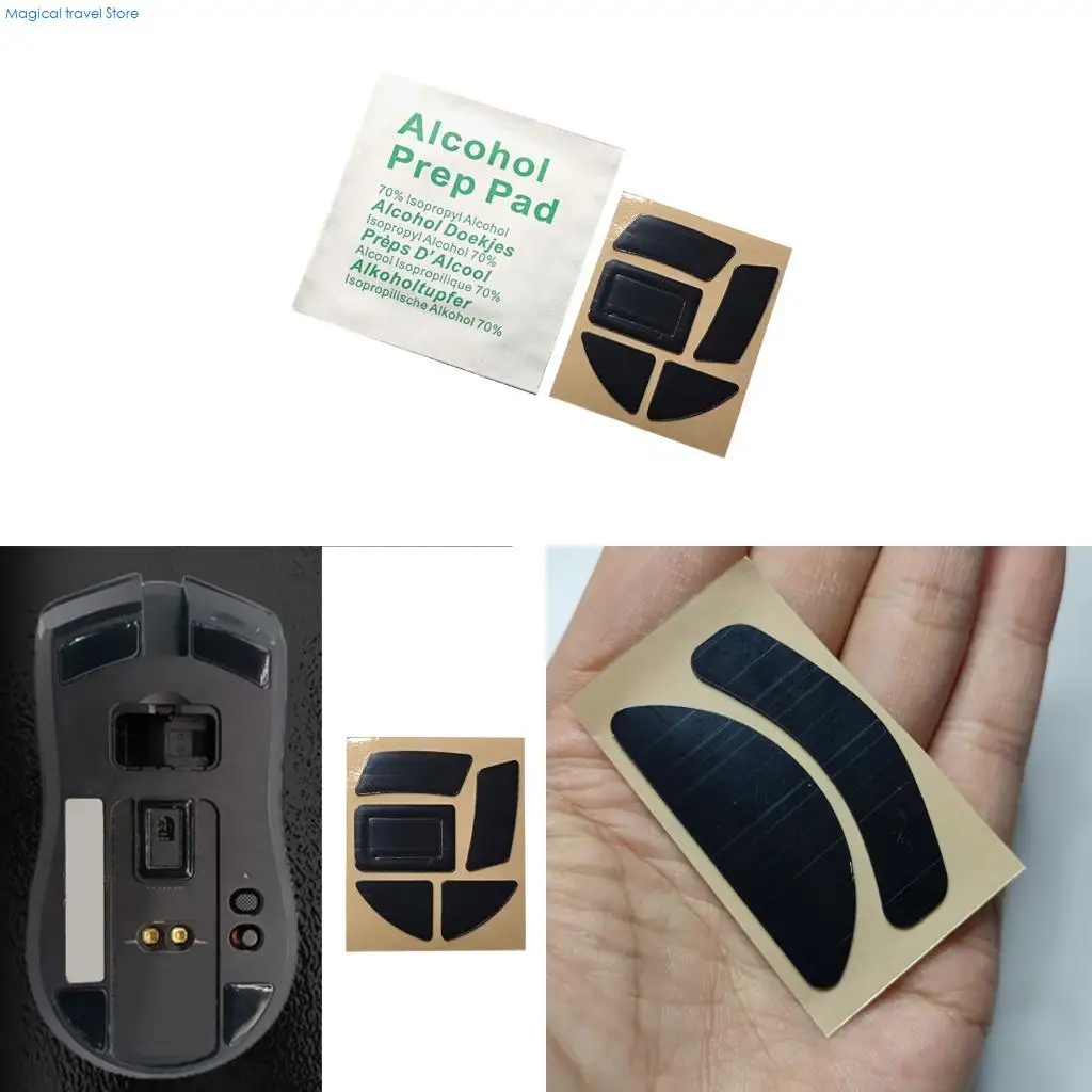 N2UB Mouse Skate Esports Game Mouse Feet Sticker for Optional Mouse Foot Glides Curved