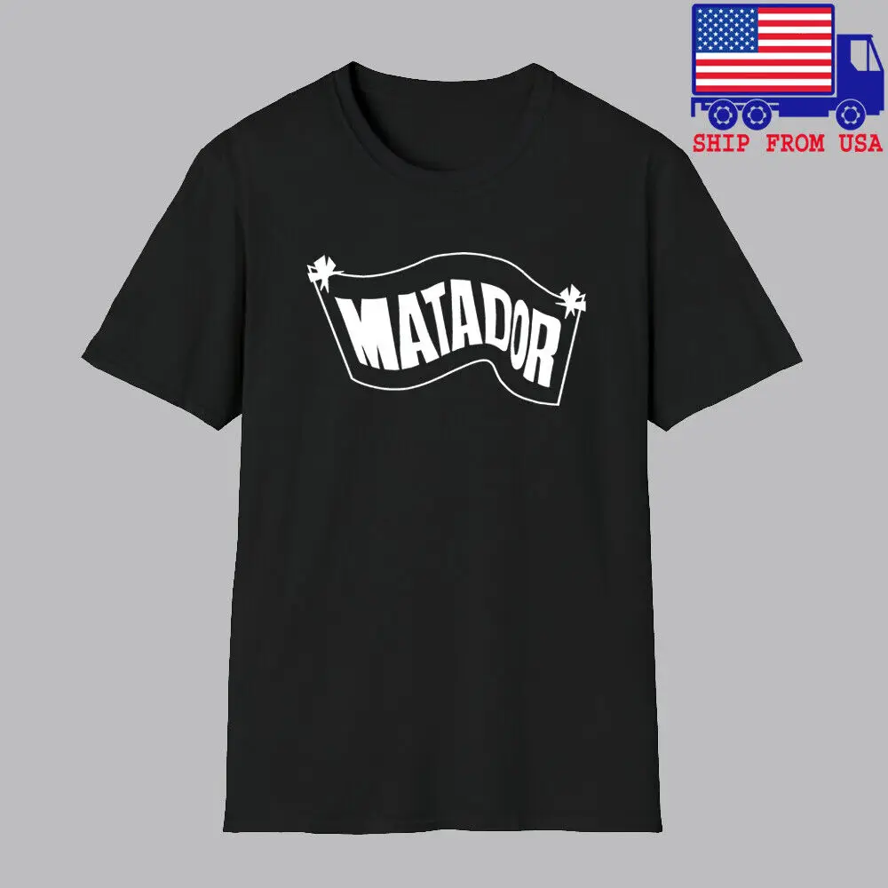 Matador Records Music Men's Black T-shirt Size S-5XL