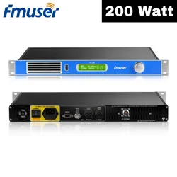 FMUSER 200W fM transmitter for radio broadcast for church long range professional 200 watts fm radio transmitter