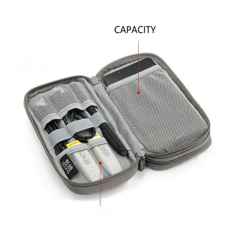 YENI Kapasiteli Elektronik Seyahat Çantası Belge Çantası Kameralar Depolama USB şarj kablosu Samimi Aksesuarlar BN-E001