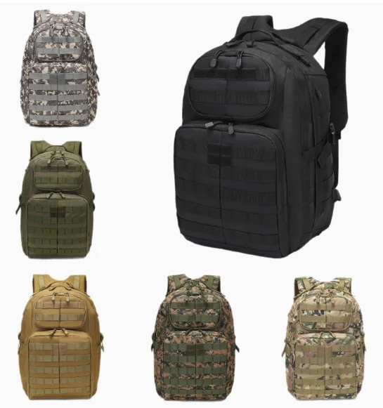 

Многофункциональный тактический рюкзак объемом 45 л: водонепроницаемая сумка для мужчин и женщин – идеально подходит для альпинизма, походов и кемпинга