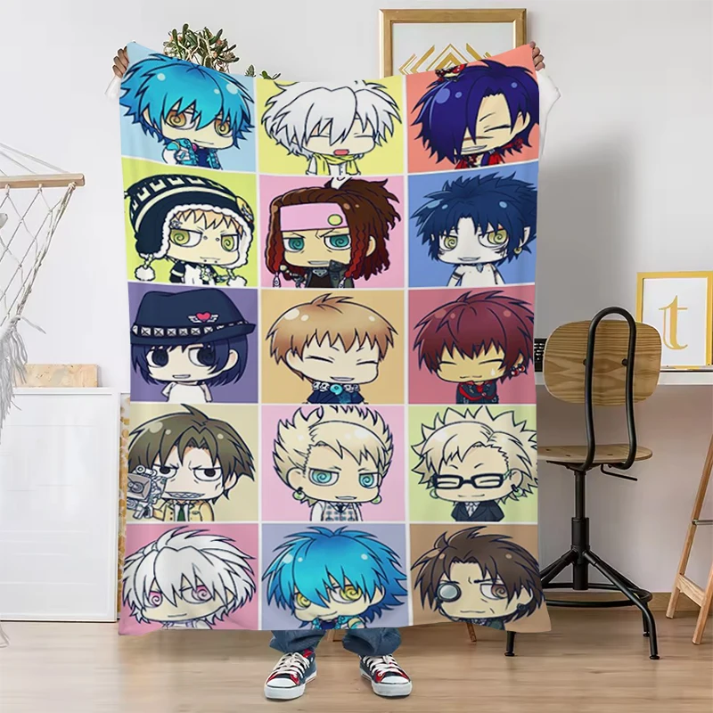 

1pc D-DRAMAtical Murder Blanket Anime Action Flannel Novelty Warm Throw Blanket for Bed Sofa All Season Travel