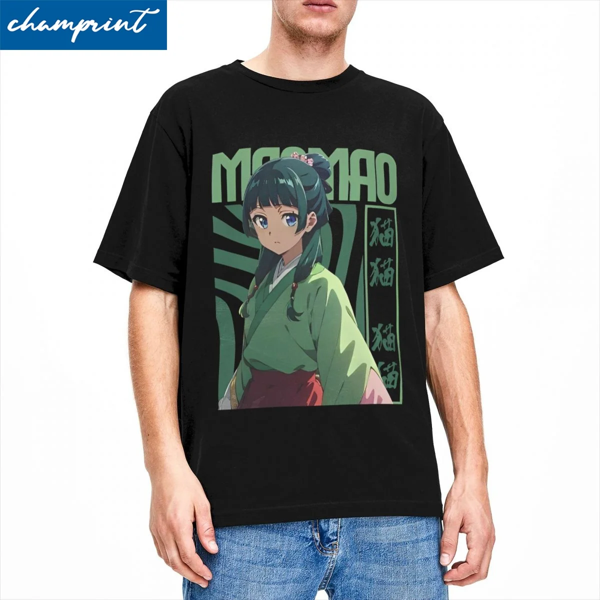 

Men Women T-Shirts Kusuriya No Hitorigoto Anime Funny Cotton Tees Short Sleeve The Apothecary Diaries T Shirt Crewneck Clothes