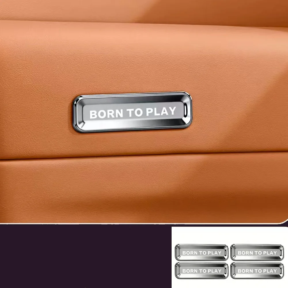 Inner Door Handle Stainless Steel Decor Trim For Chery ICAR V27 2026-2027 Door Panel Cover Interior Accessories