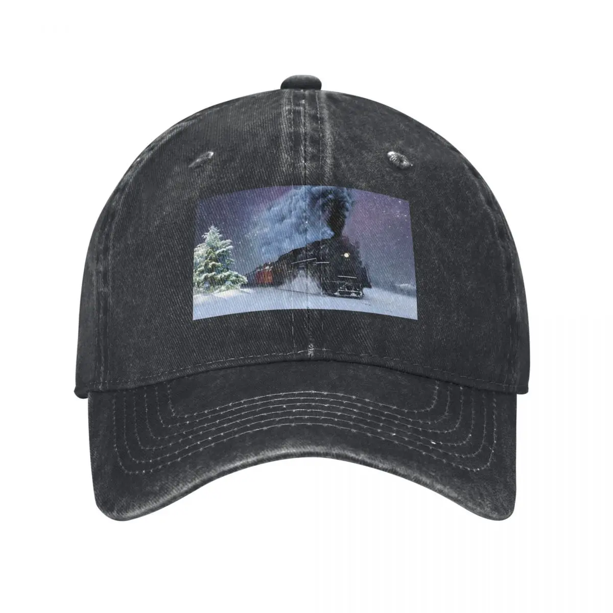 Polar Express Train Baseball Cap hard hat Military Cap Man Mens Hats Women's