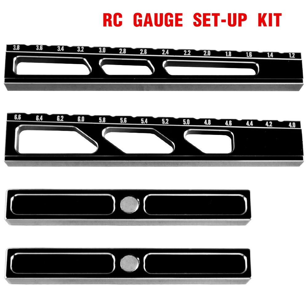 9Imod Rc Hoogte Liniaal Gereedschap Of Chassis Hangende Meter Ondersteuning Blokken Chassis Meet Meet Instelmaat Set-Up Kit Voor 1/10 Rc