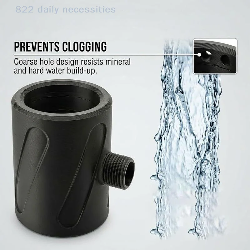 Mens Shower Head 1PC Upgraded Heated Massager Universal Bathroom Fixture High Pressure Water Saving Home Spa Experience