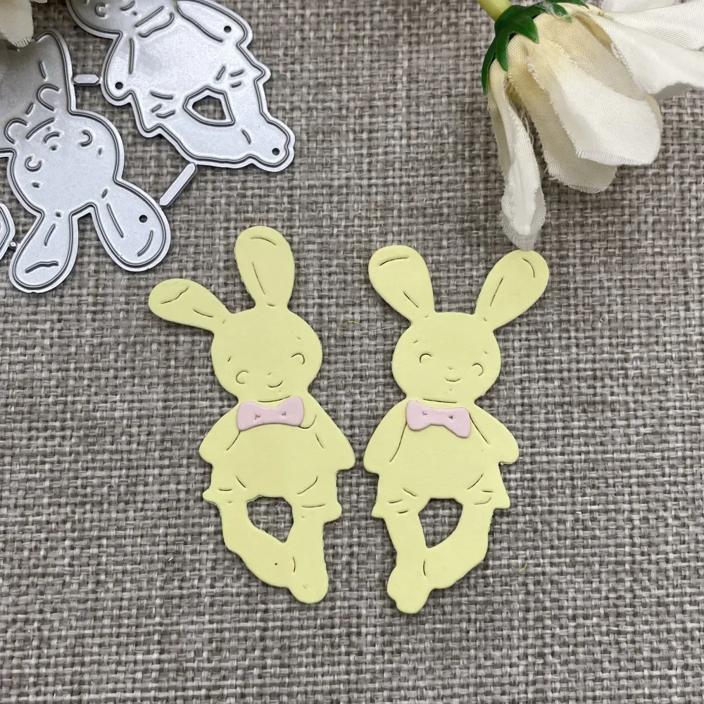 

Rabbit decoration Metal Cutting Dies Stencils For DIY Scrapbooking Decorative Embossing Handcraft Die Cutting Template Mold
