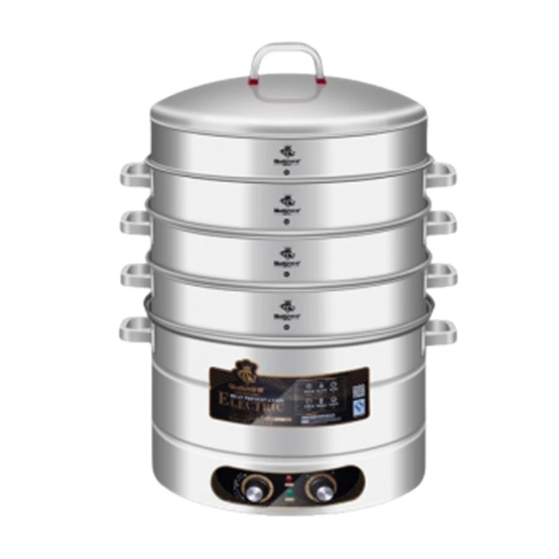 Electric Food Steamer Multifunctional Electric Steamer Commercial Household Multi-layer Large Capacity