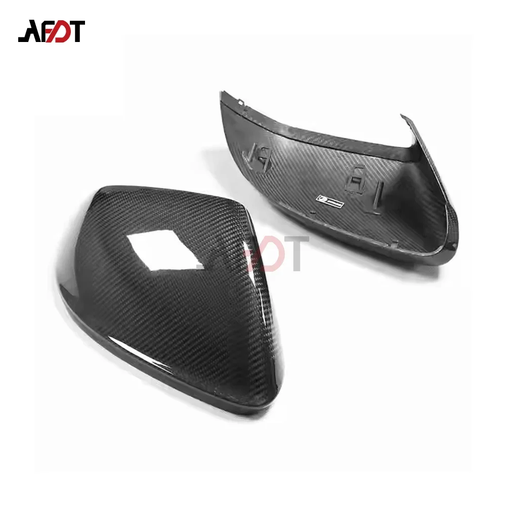 

Replacement Forged Carbon Fiber Car Rear View Mirror Cover Caps Exterior Accessories for Audi Q8 RSQ8 Lamborghini Urus