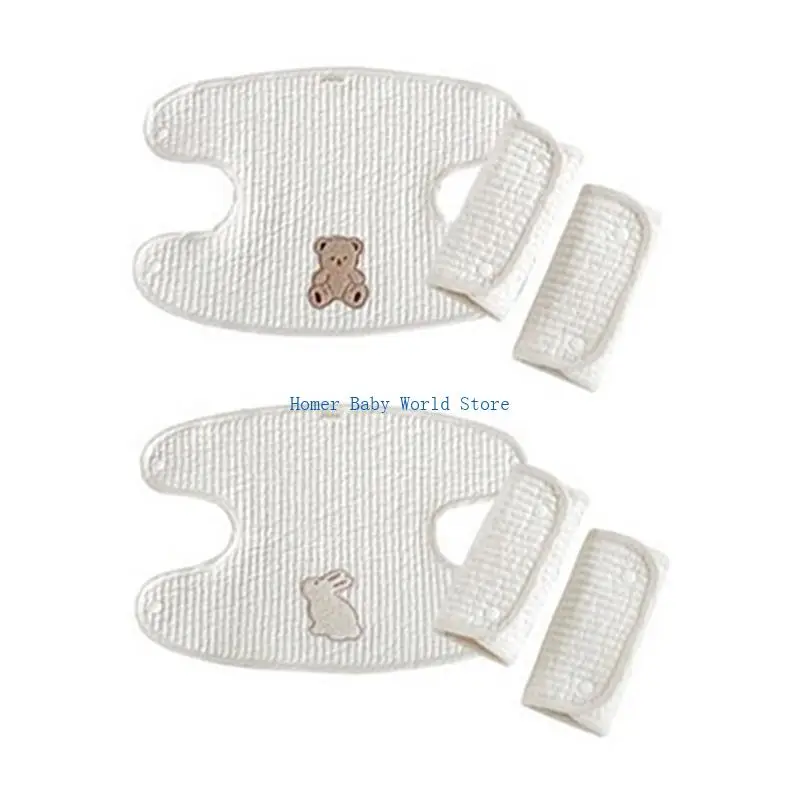 

B2QD Baby Carriers Stool Bibs Newborn Infant Drooling Saliva Towel Soft Cotton Infant Burp Cloths for Infant Saliva Towel