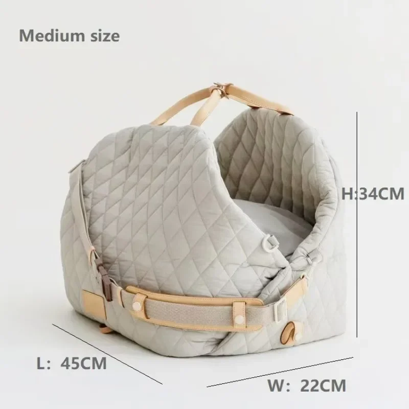 Winter Warm Handheld Portable Bag Pet Bag Large Capacity Outdoor Car Seat Universal Pet Bag Pet Accessories Dog Car Seat Cover