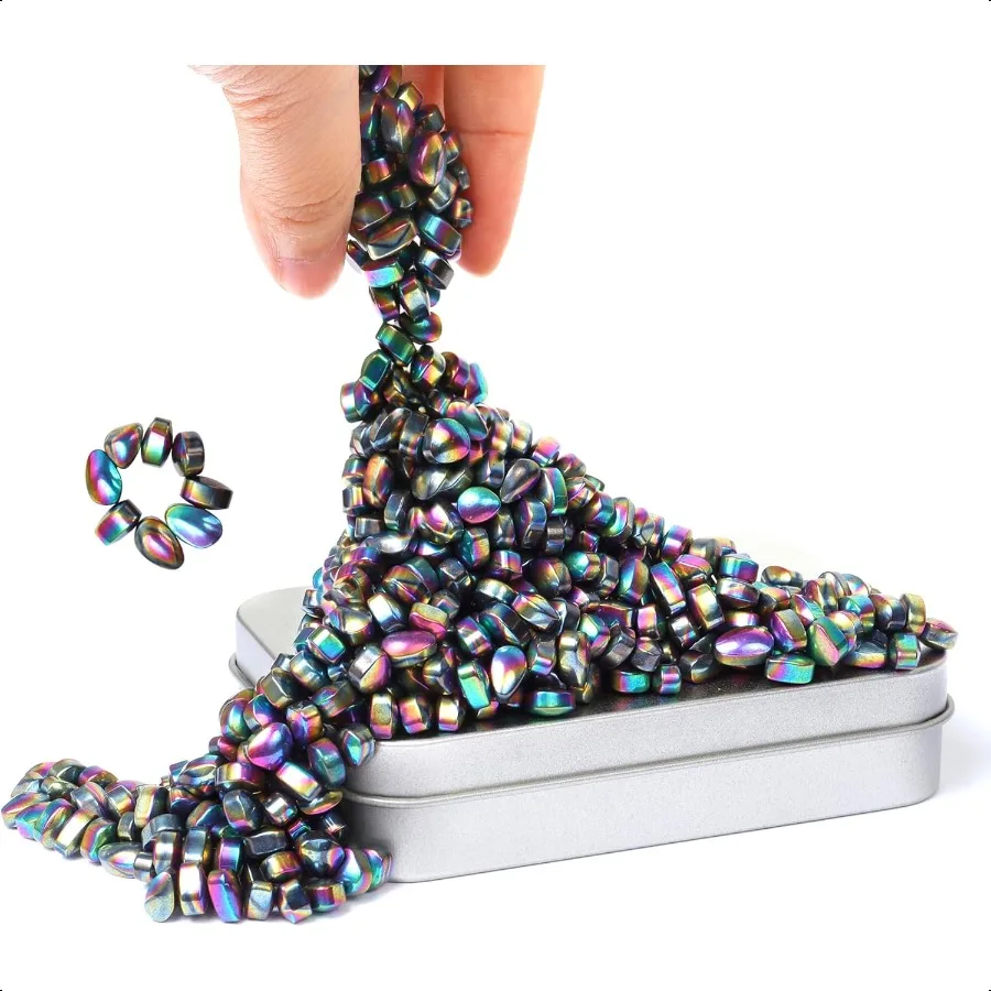 

Более 500 красочных слабых магнитных ферритовых шпаклевочных камней, настольные игрушки для взрослых.