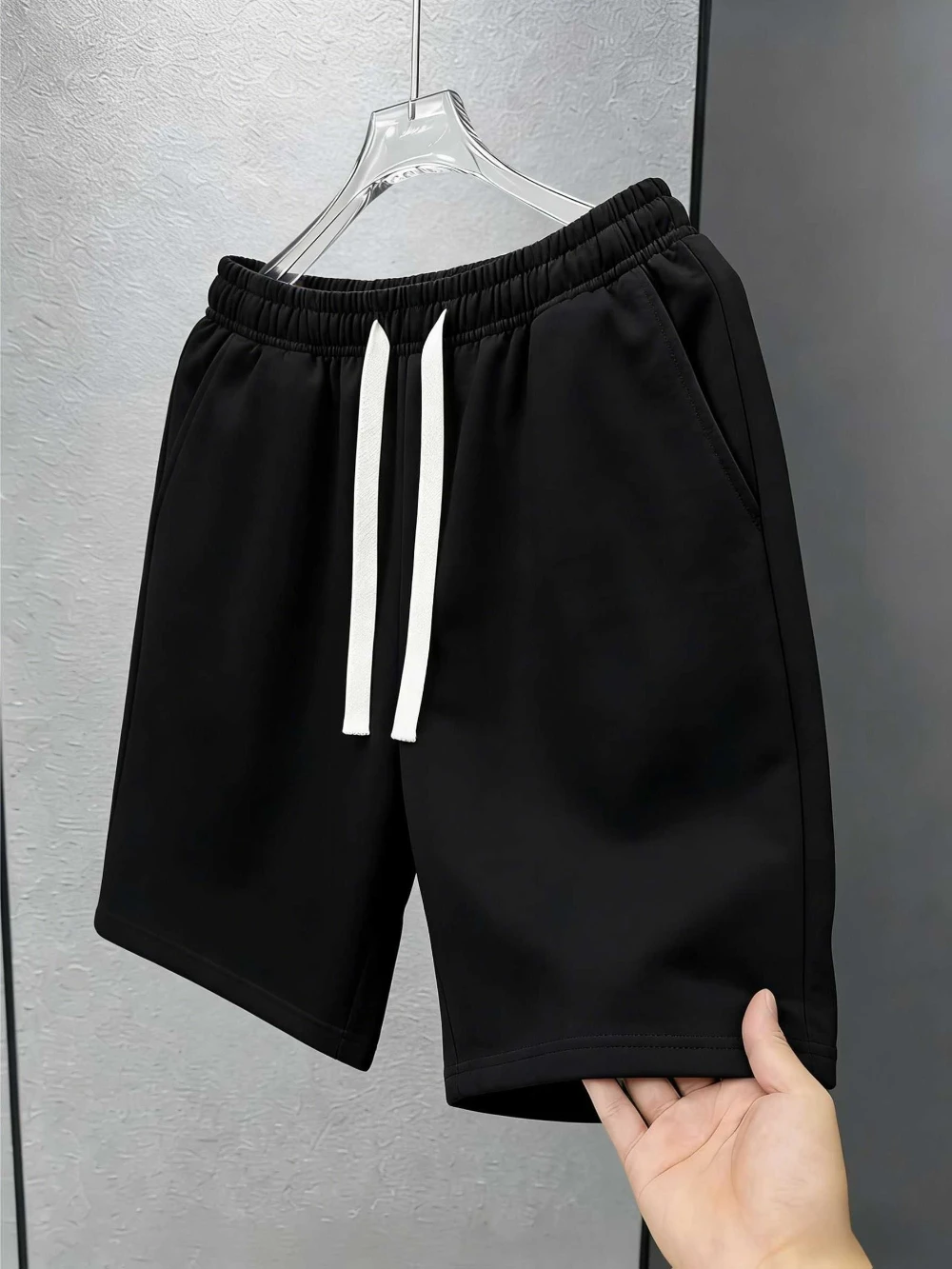 Shorts esportivos casuais de verão, perfeitos para esportes ao ar livre, corrida, fitness e caminhadas – uma opção de roupa moderna para academia.
