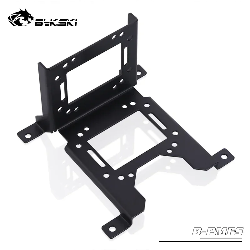 Bykski Multi-function Bracket / Water Pump Tank Bracket / Radiator Bracket / Black Computer Accessories Fitting B-PMFS