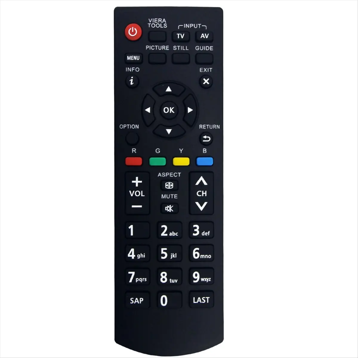 Control Remoto de Repuesto B16C N2QAYB000822 para Televisor Panasonic Viera N2QAYB000820 TC-L22X2