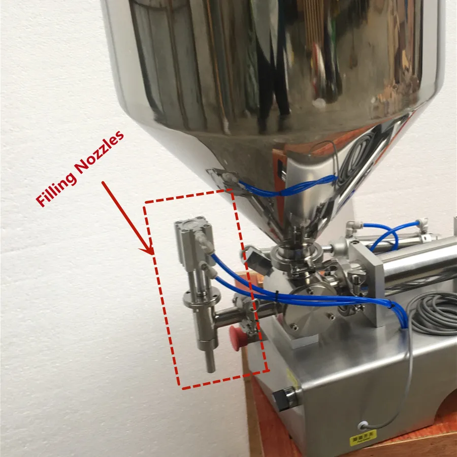 Pneumatyczne głowice napełniające zawory akcesoriów wypełniających z bezpłatną wysyłką 304SS płynne dysze napełniarka tłokowa