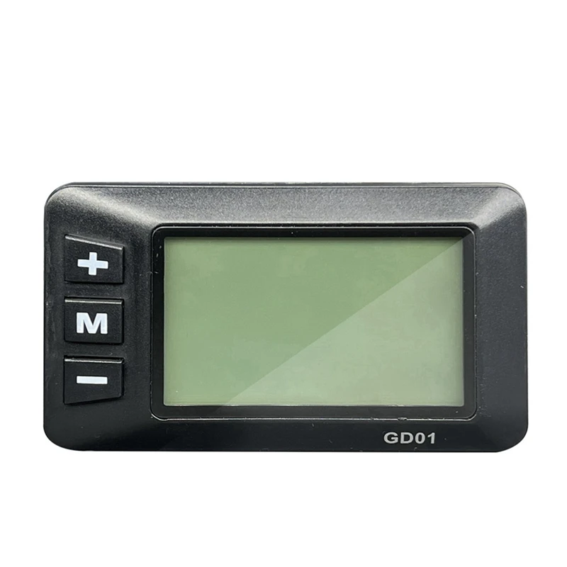 36V 48V Electric Bike GD01 LCD Display Panel With Ordinary Connector E-Bike Display Meter Accessories