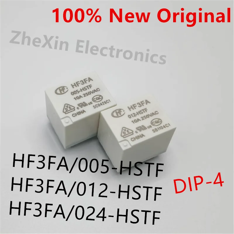 10PCS/Lot   HF3FA-005-HSTF 、HF3FA-012-HSTF 、HF3FA-024-HSTF  New original power relay  HF3FA/005-HSTF、HF3FA/012-HSTF、HF3FA/024