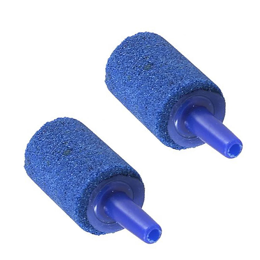 20 pcs Air Stone Mineral Bubble Diffuser Airstones Diffuser for Aquarium Fish Tank Pump Hydroponics (Blue)