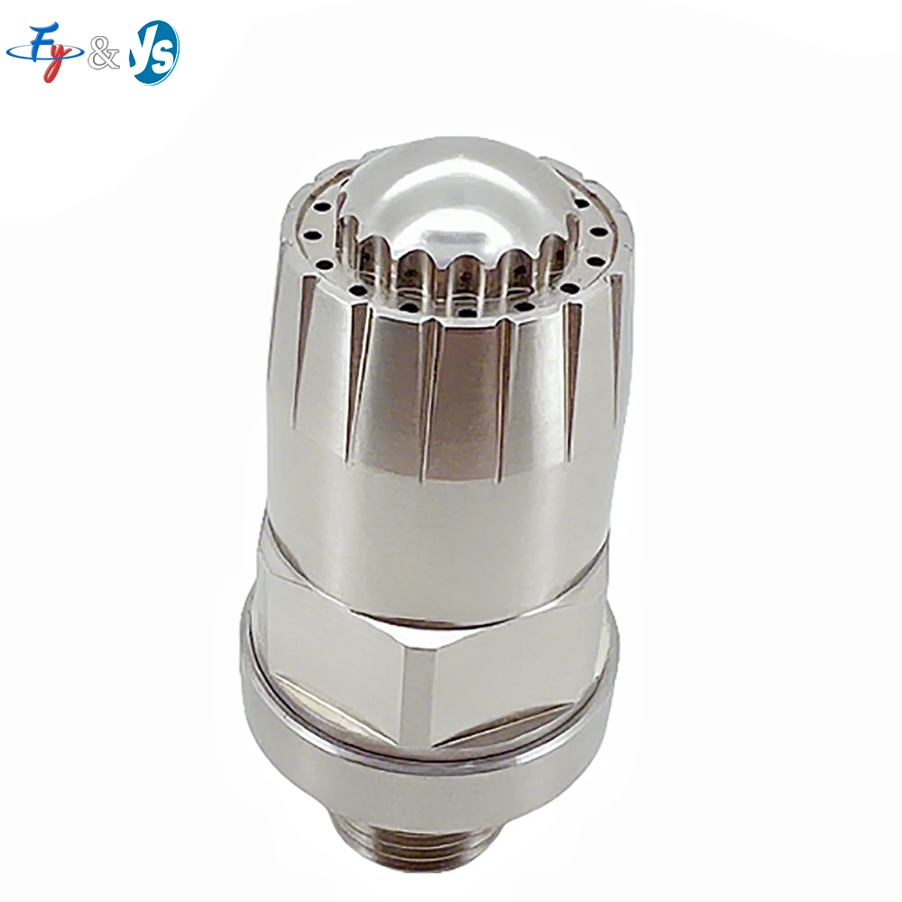 Premium High-Pressure Pneumatic Cleaning Spray Head, 600.326.3W Stainless Steel Multi-Hole Circular Blowing Nozzle
