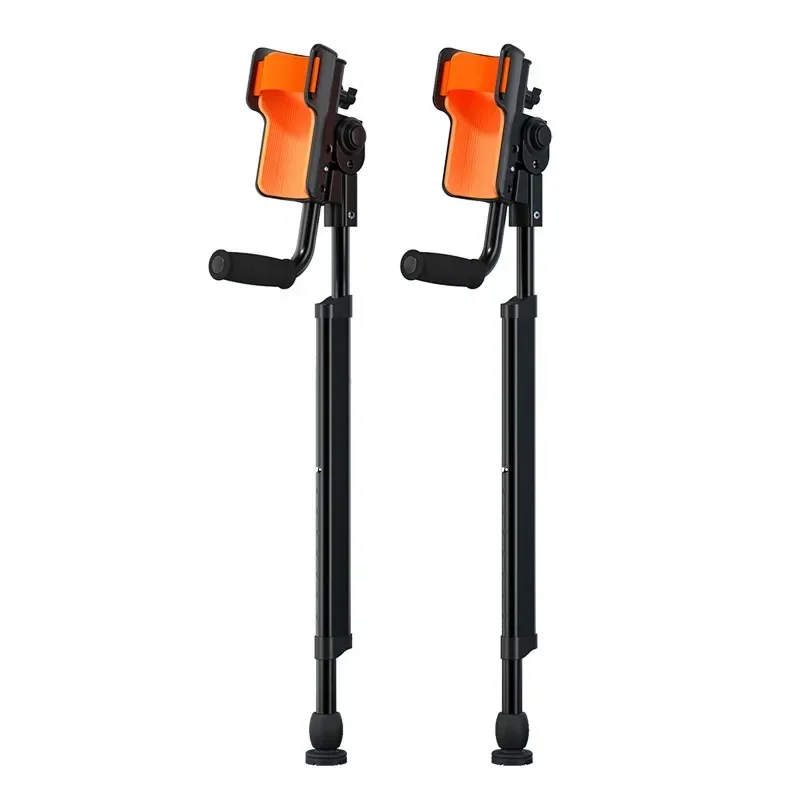 

Medical elbow crutches Arm crutches Young people Fractured ankle injuries Portable folding crutches Adjustable height